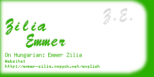 zilia emmer business card